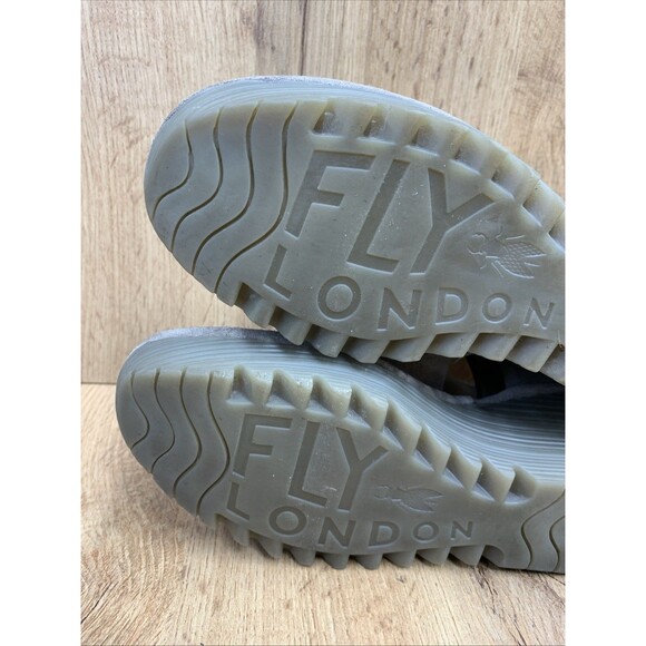 Fly London Yema Women’s EU 38 US 7.5 Ankle Bootie Wedge Heel Laced Back - Picture 13 of 16